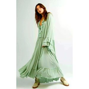 Free People Endless Summer Maxi Dress Minted Jade